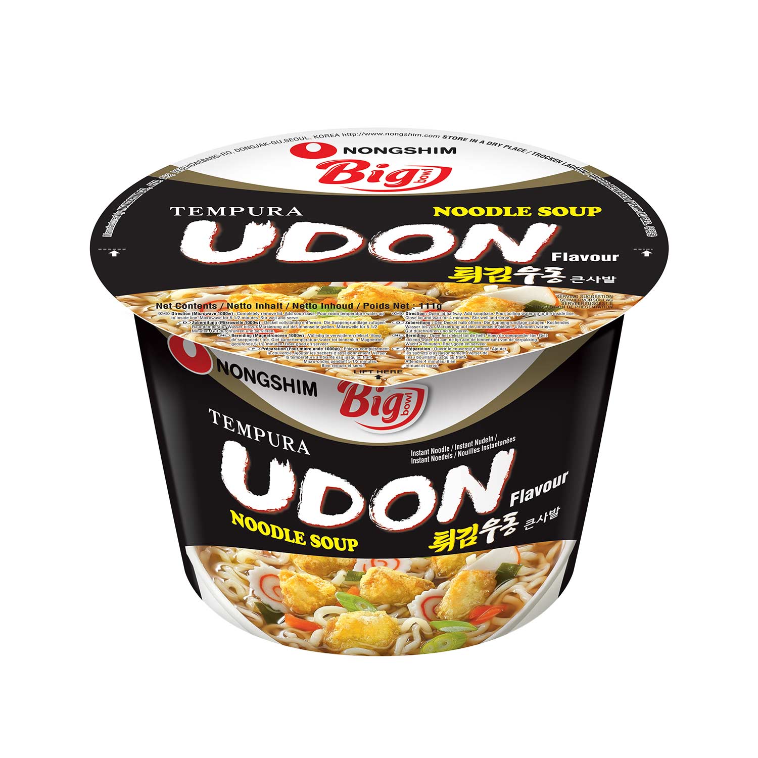 Big Bowl Noodle Udon Flavour 111g